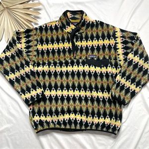 Patagonia Synchilla Snap T Limited Edition Forest Carpet Pullover Sweatshirt